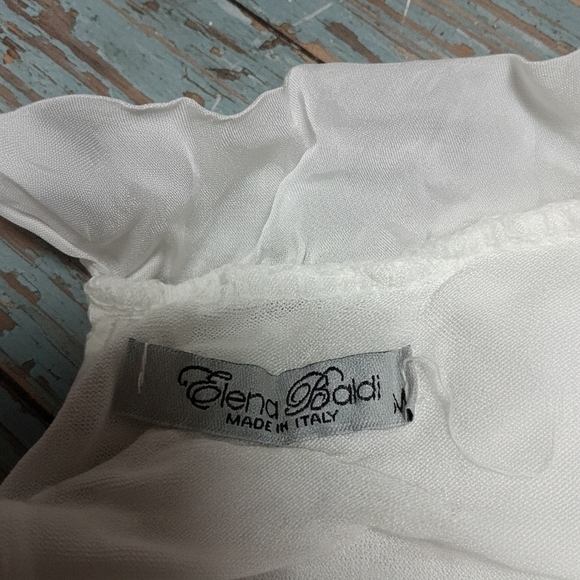 Elegant White Floral Kids Dress - Picture 2 of 2